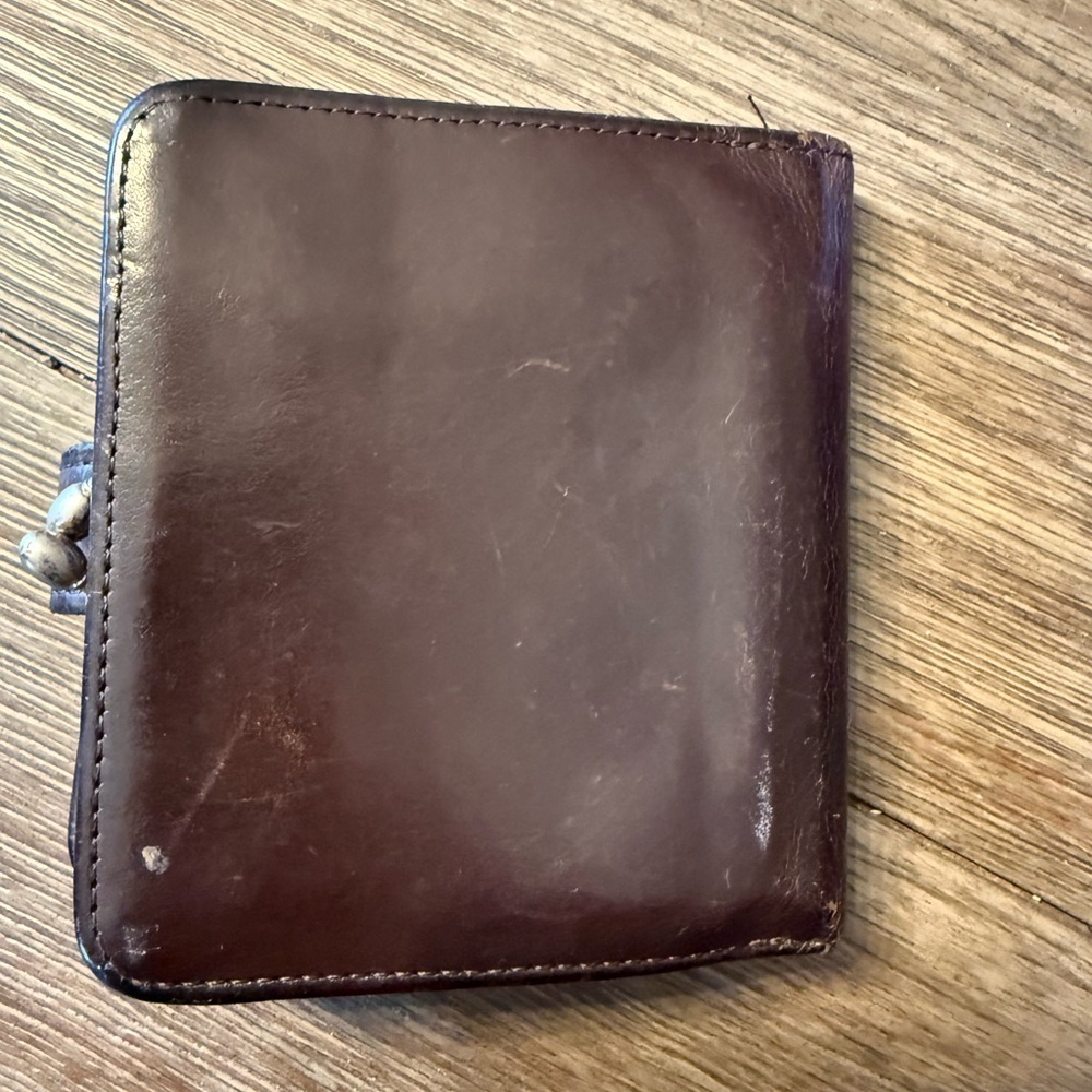 Vintage coach kiss lock leather wallet - Picture 2 of 7